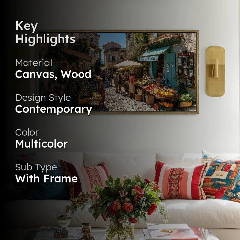 Alleybright Canvas Wall Painting With Frame media 2