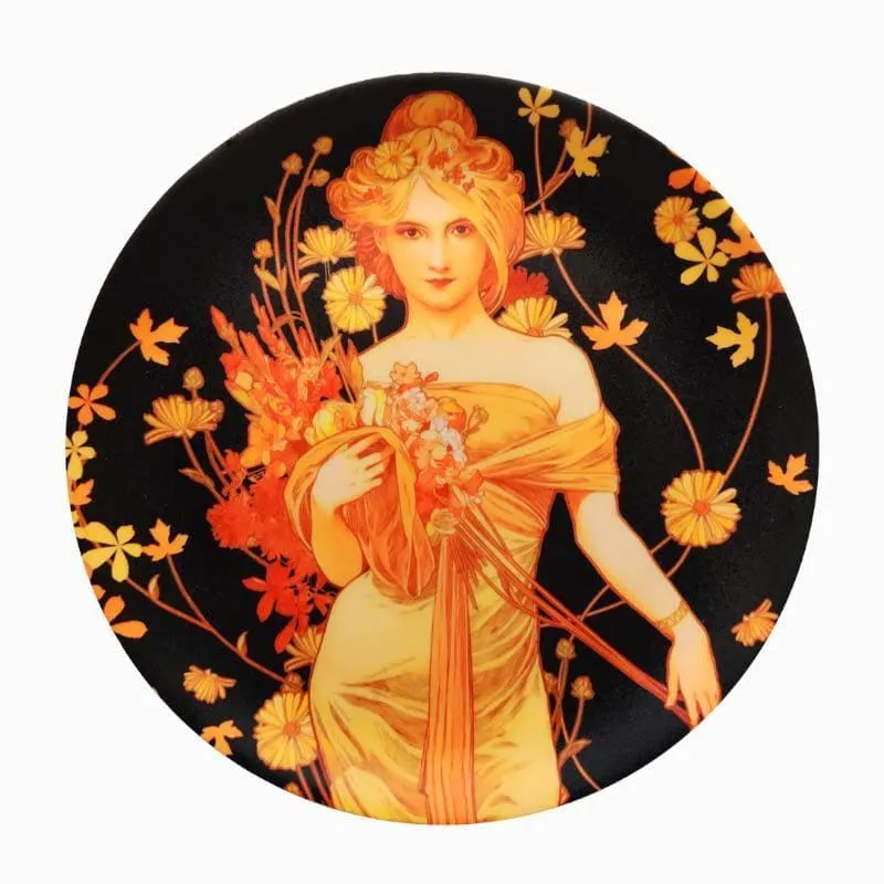 Spring by Mucha Decorative Plate media 4