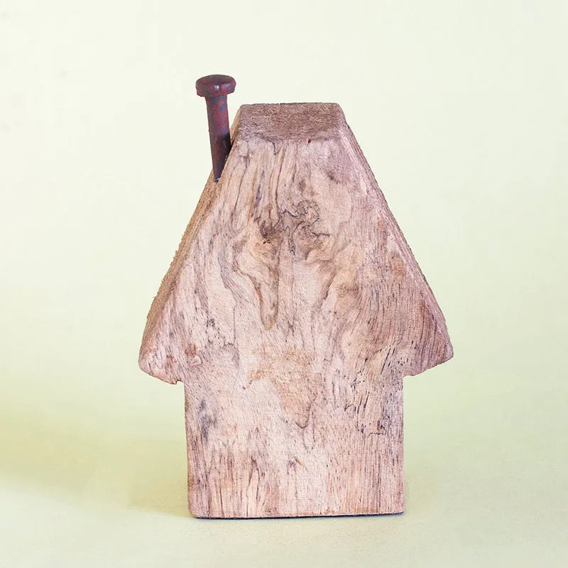Tiny Homes Wooden Paperweight - White media 6
