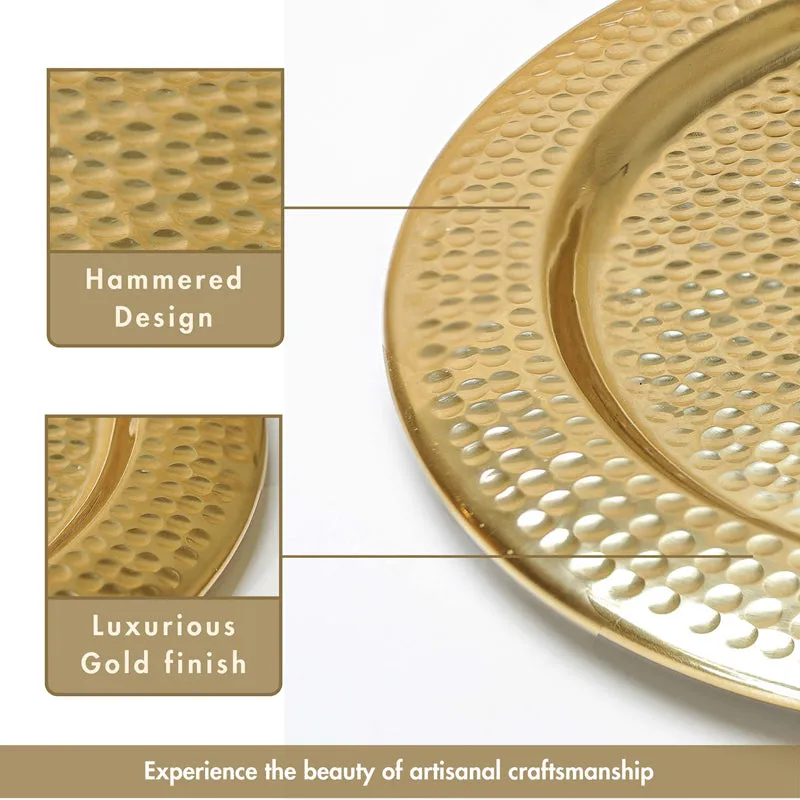 Kalya Metal Decorative Platter media 6