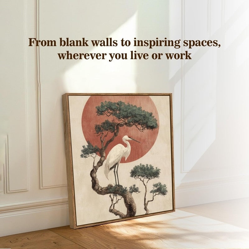 Soulful Tree Canvas Wall Art With Frame media 8