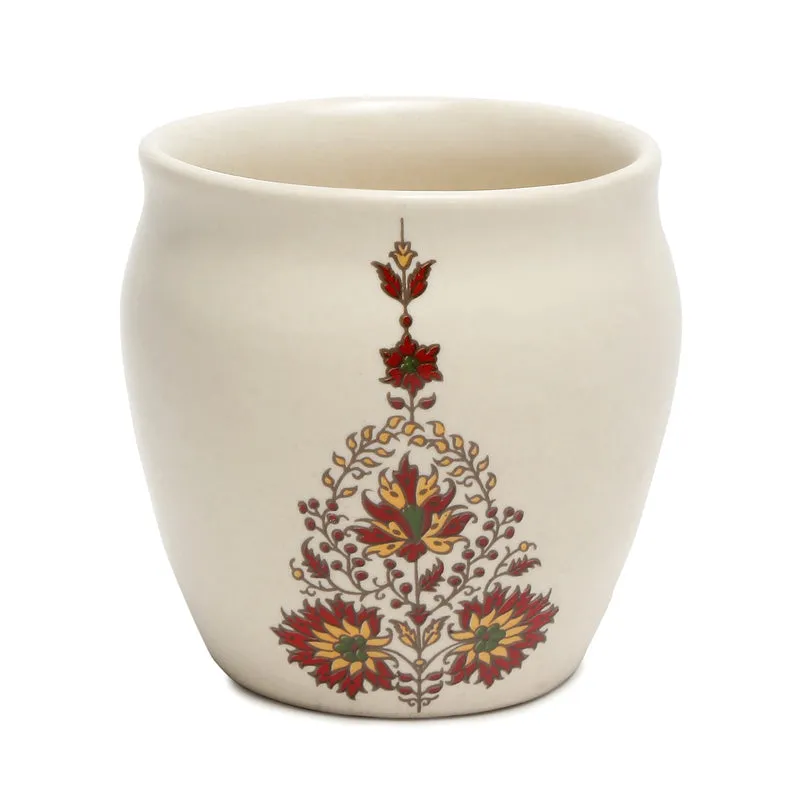 Gardenia Handcrafted Ceramic Kulhad (220 mL) - Set Of Six media 6