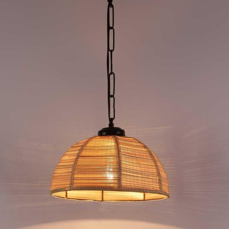 Linzo Circular Fabric Ceiling Lamp media 3