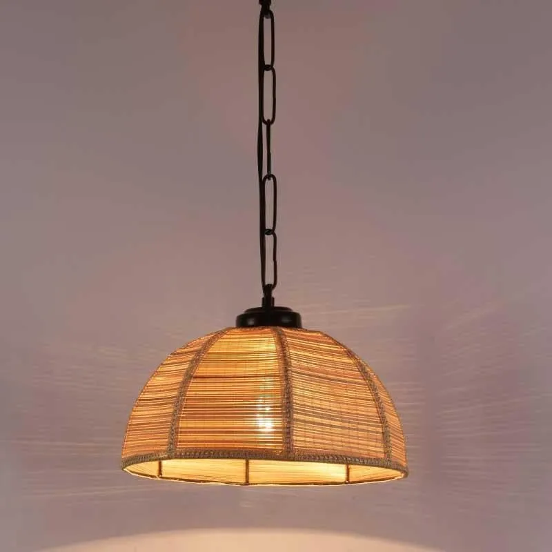 Linzo Circular Fabric Ceiling Lamp media 3