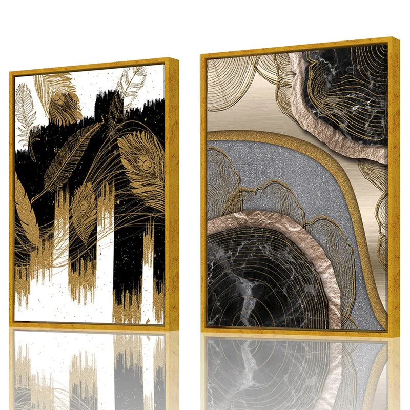 Fluid Forms Abstract Wall Art media 3