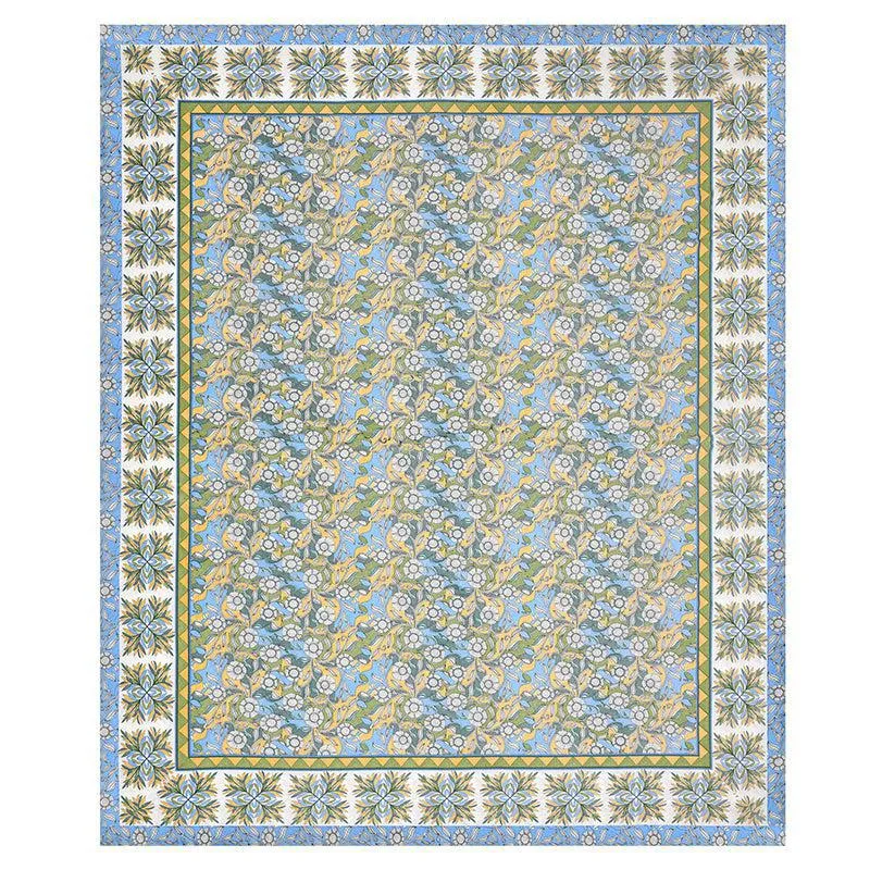 Nidra Nector  Floral Cotton Bedsheet (Green) - 150 TC media 4