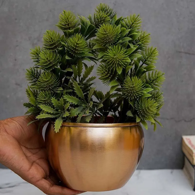 Glossy Gold Planter media 4