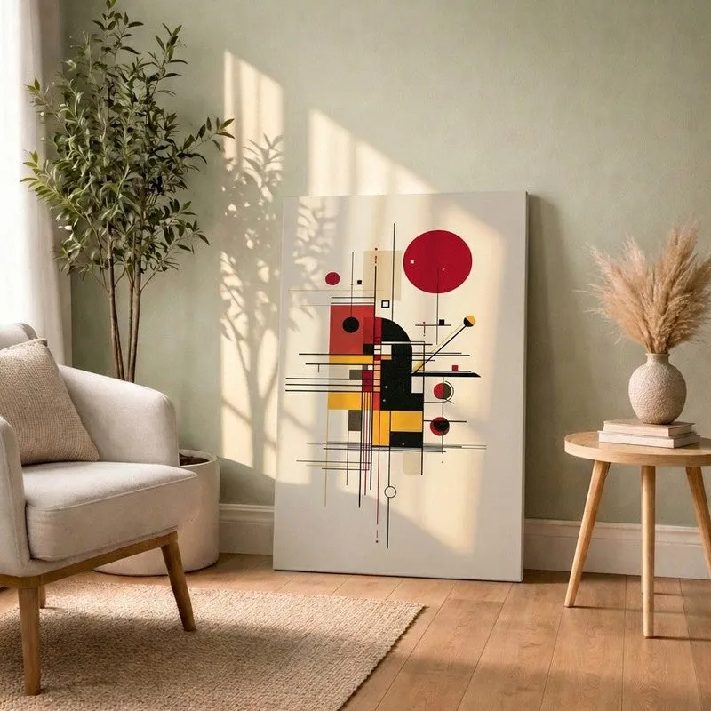GeoFrame Abstract Canvas Wall Art media 1