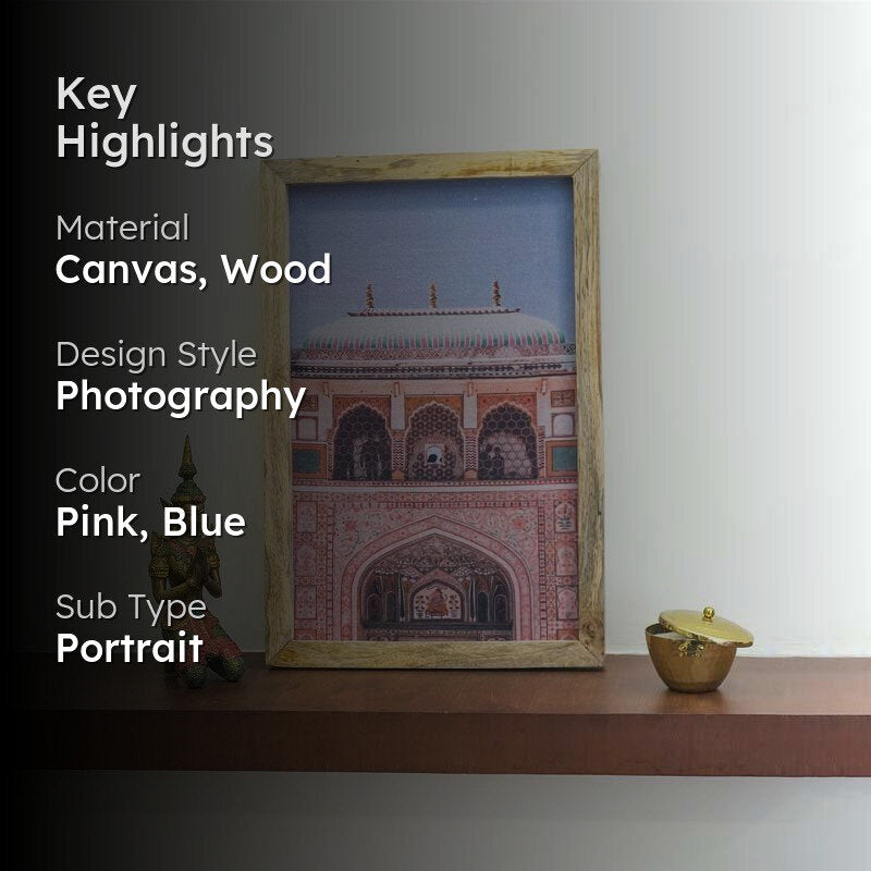 Rajgarh Fort Canvas Painting media 2