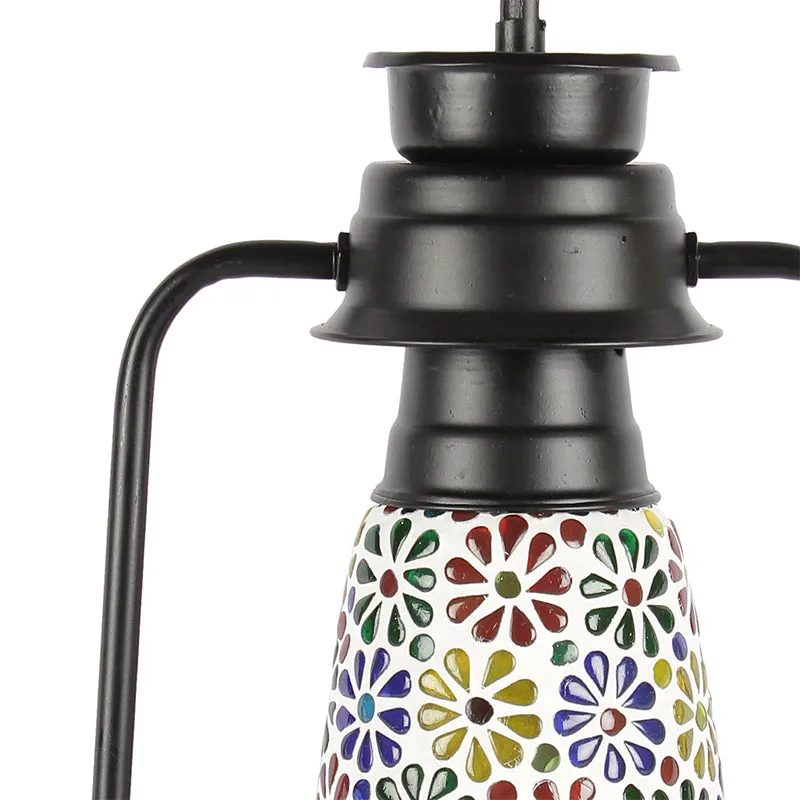 Madhura Mosaic Lantern Iron Table Lamp media 3