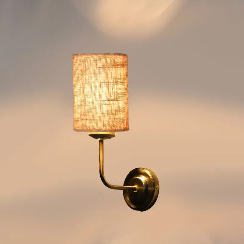 Lumoire Metal Wall Lamp - Gold,Beige media 6