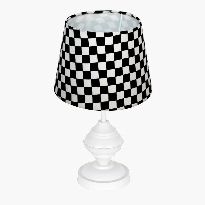 TwilightGlow Night Light Wooden Table Lamp - Black,White media 5