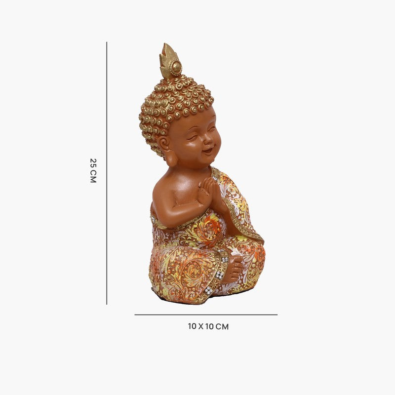 Prayer of Peace Buddha Idol media 6