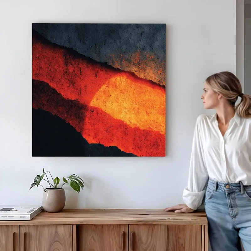 The Lava Lines Canvas Wall Art media 4