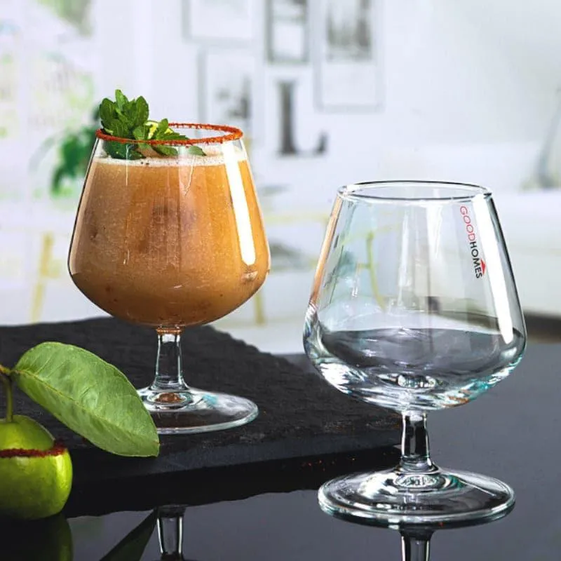 Anna Glass Tumbler (360 ML) - Set Of Six media 1