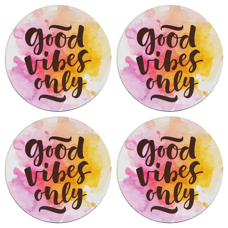 Good Vibes Only Coaster - Set Of Four media 3