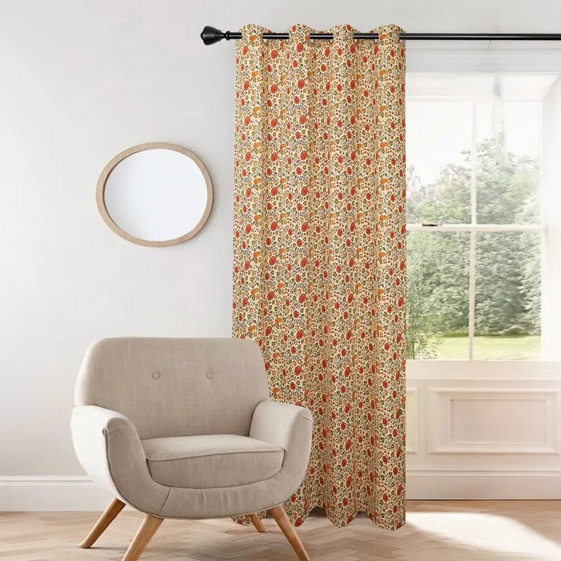 Rosevine Elegance Cotton Curtain media 3