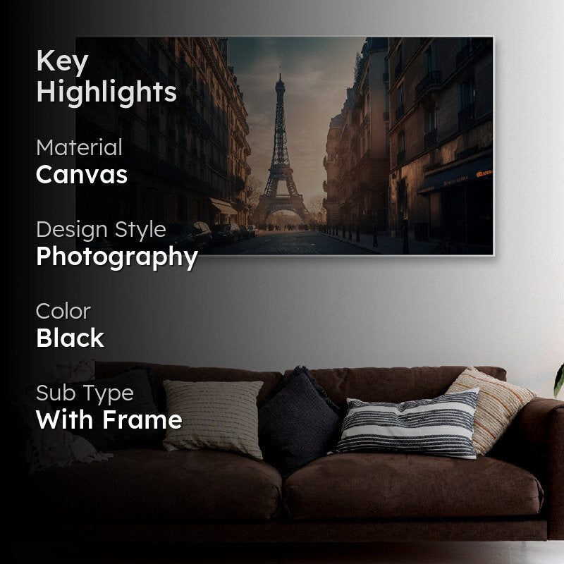 Paris City Elegance Canvas Wall Painting media 2