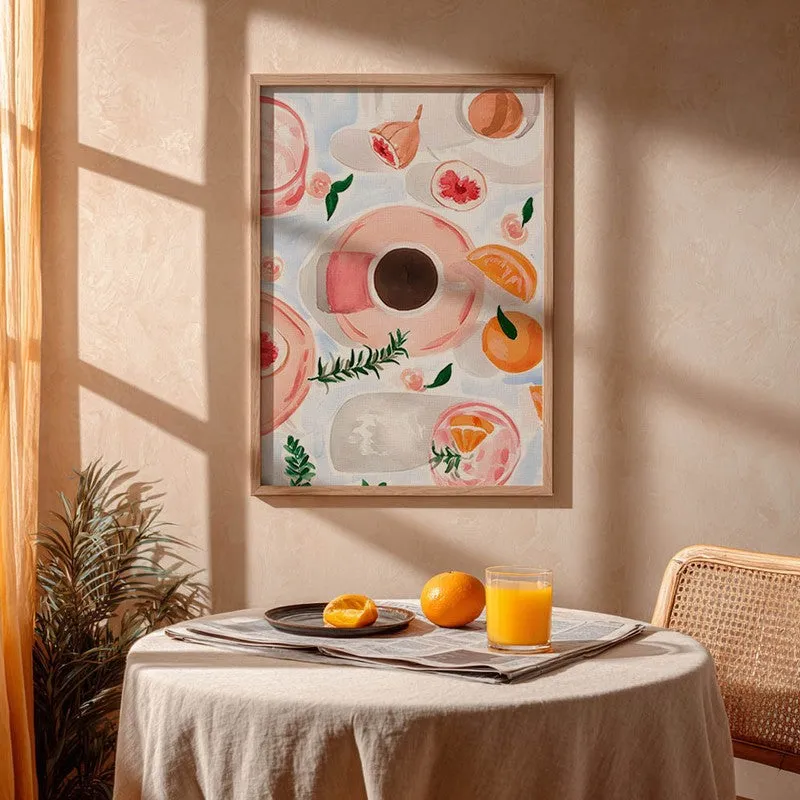 ZestySip Archival Canvas Wall Art - Brown media 4