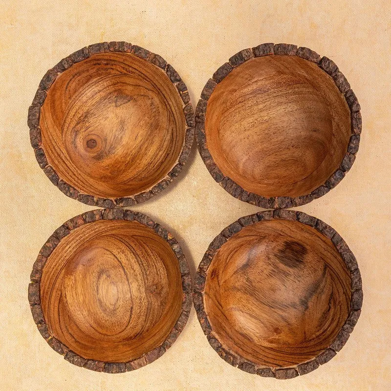 Grain Glow Rustic Snack Bowl - Set Of Four media 6