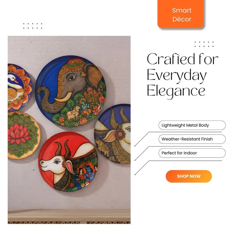 Lotus Serenity Wall Plates - Set of Five media 6