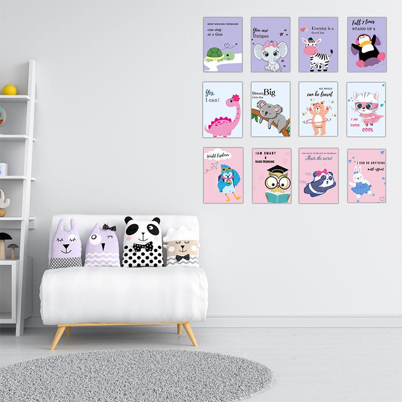 Whimsy Jungle Wall Poster - Set Of Twelve media 3