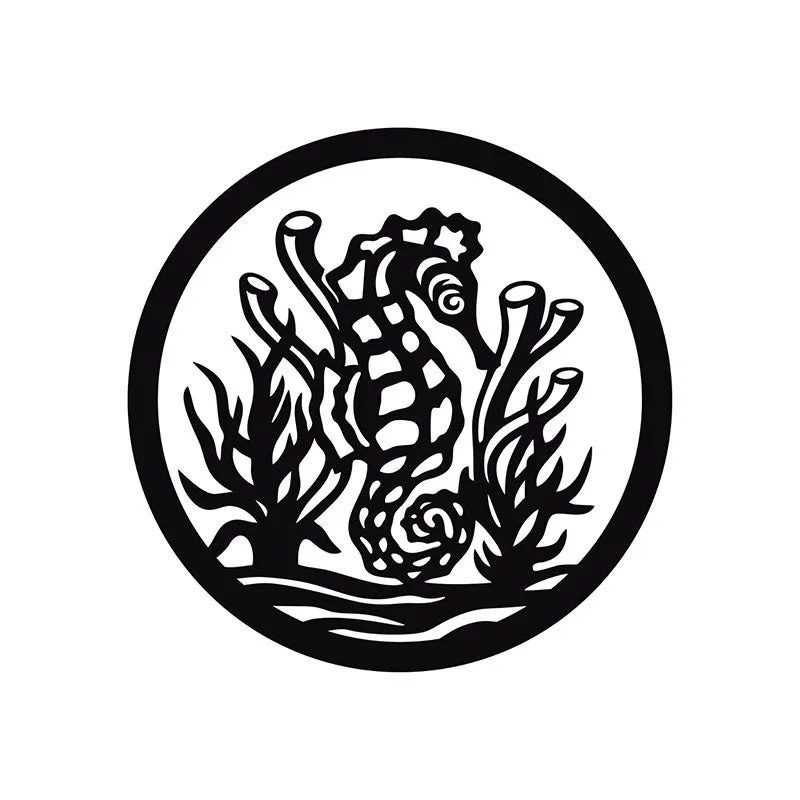 Seahorse Black Iron Wall Accent media 3