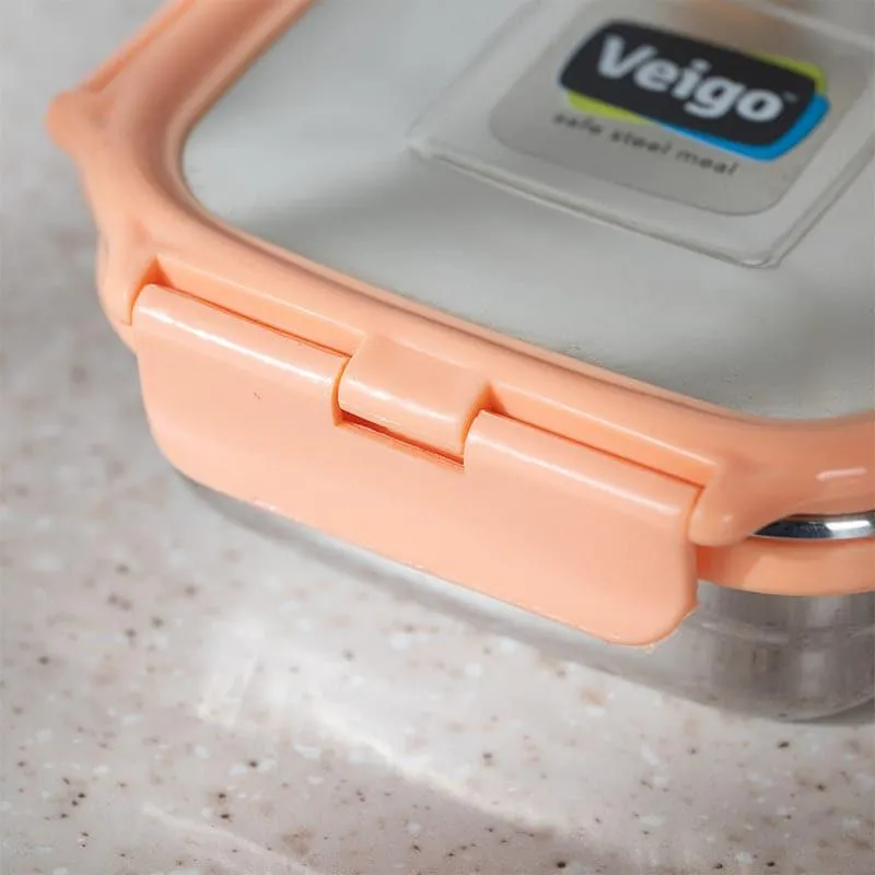 Meal Mate Lunch Box (Peach) - 300 mL media 5