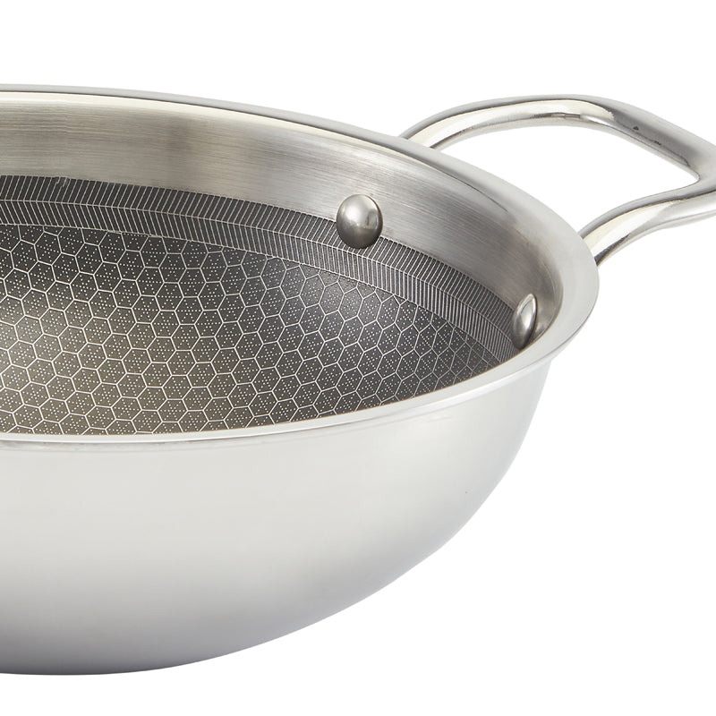 Zoraware Induction Safe Kadhai With Lid - 1600 mL/20 CM image 4