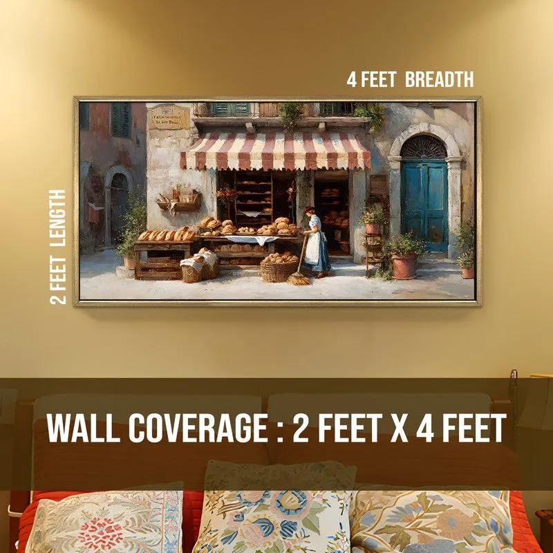 Boulangerie Canvas Wall Painting With Frame media 9