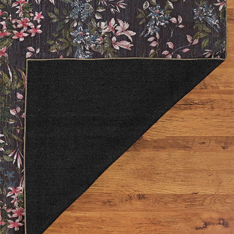 Lily Floral Carpet - Brown & Pink media 7