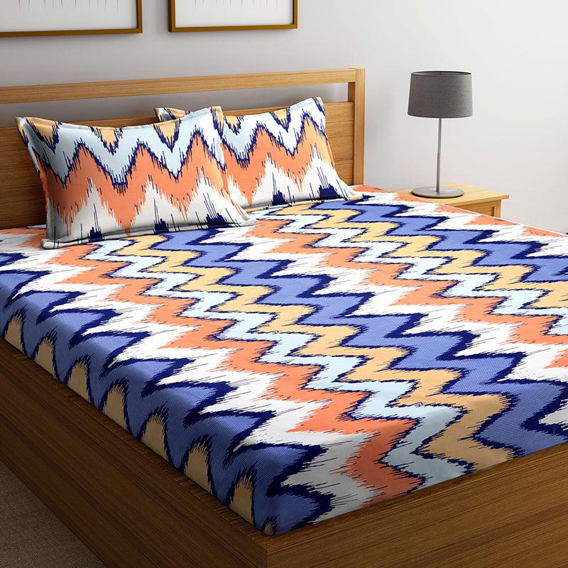 Flavio Abstract Bedsheet - 150 GSM media 3