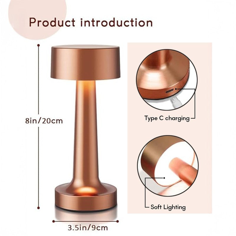 OptiLume Multi Metal Table Lamp - Rose Gold media 5