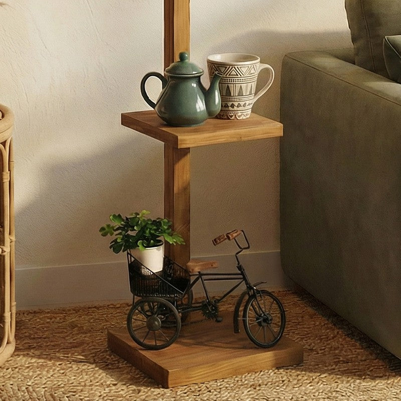 Canova Shelf Wooden Floor Lamp image 5