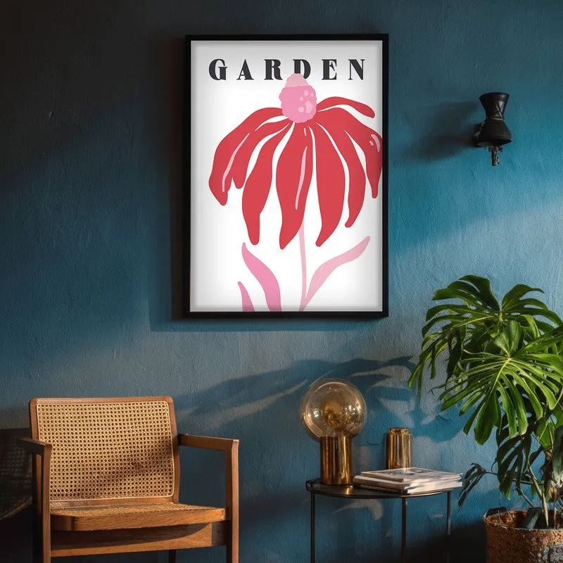 Blossom Garden Archival Canvas Wall Art - Black Frame media 5