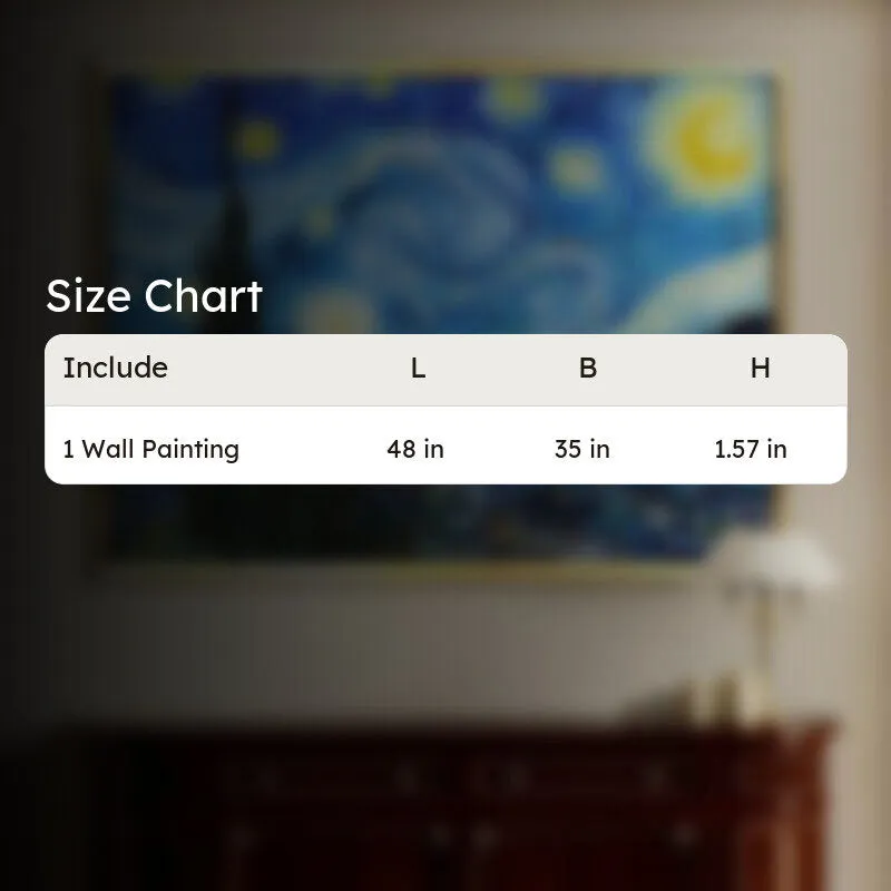 Celestial Whirl Canvas Wall Painting With Frame media 7