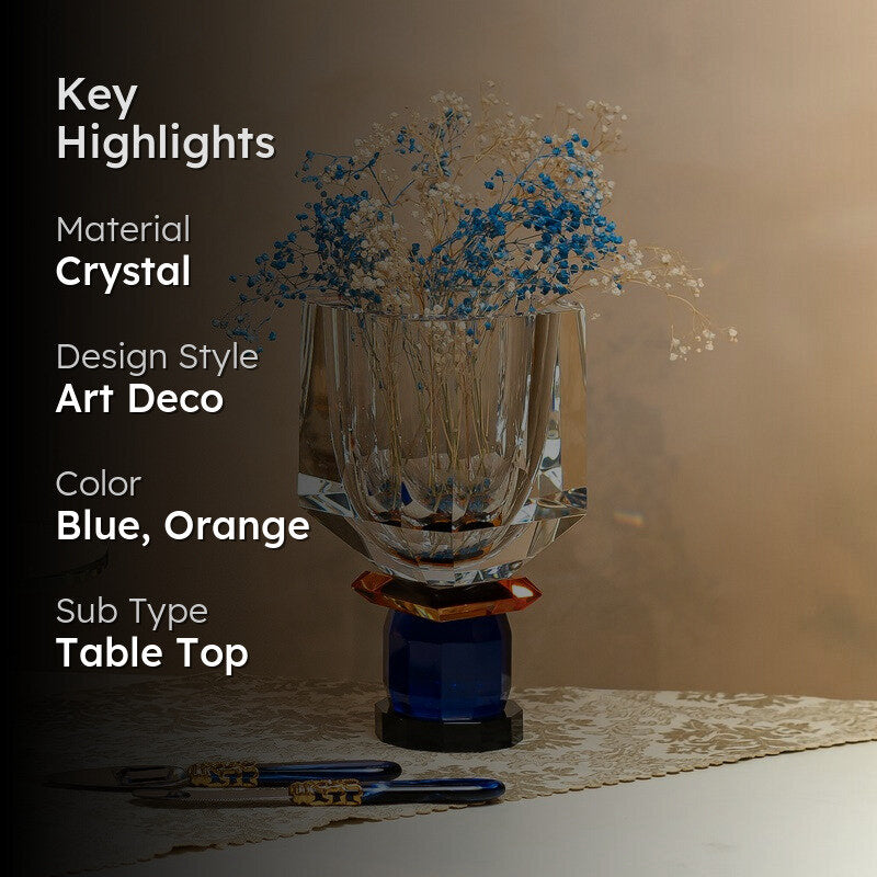 Aurora Bloom Crystal Vase media 2