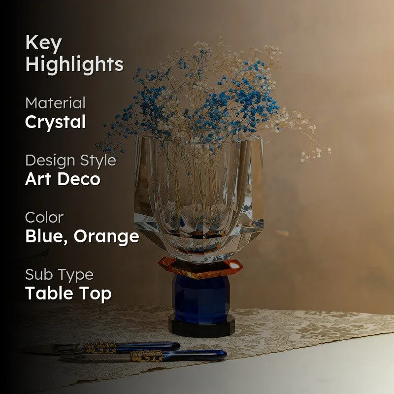 Aurora Bloom Crystal Vase media 2