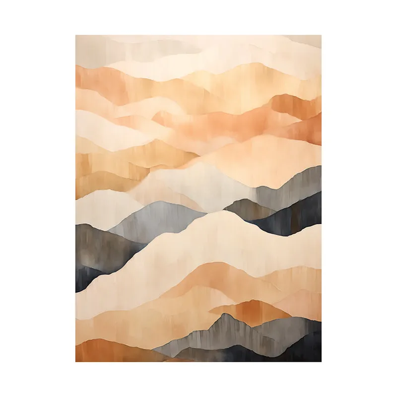 Eclipsed Hills Canvas Wall Art - Set Of Two media 3