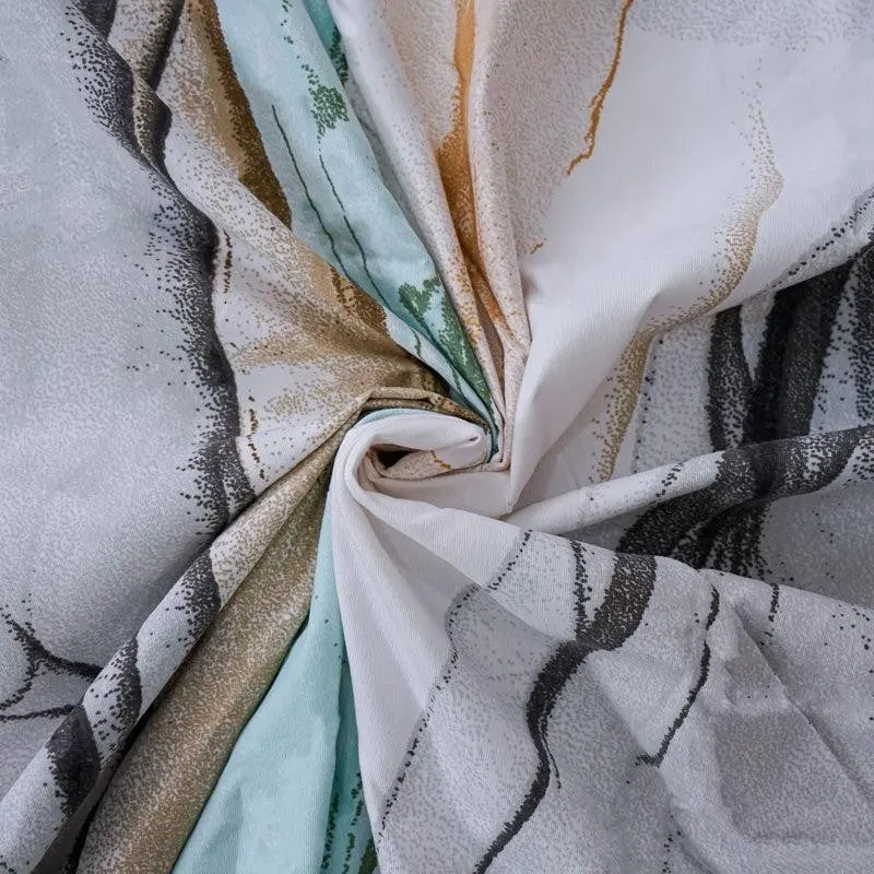 Gilla Abstract Microfiber Bedsheet - 140 GSM media 5