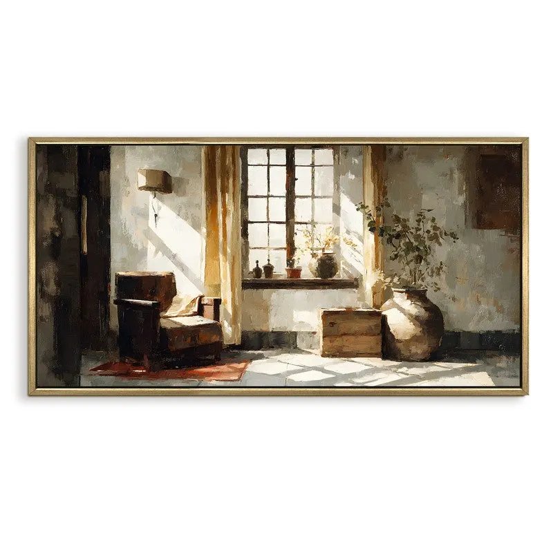 Whispered Light Canvas Wall Painting With Frame media 3