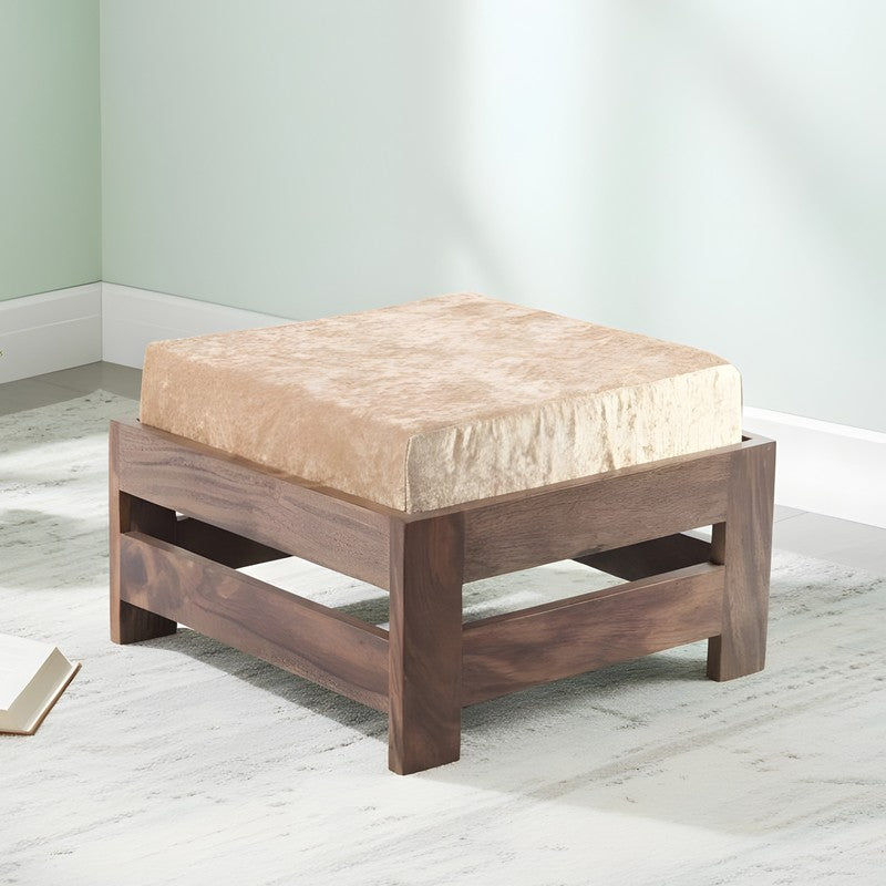 Mavex Sheesham Wooden Bench with Cushions (Beige) - Four Piece Set media 4