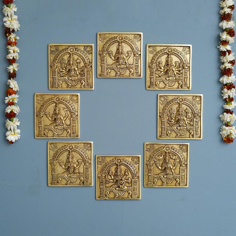 Divine Astha Laxmi Wall Accent - Set Of Eight
