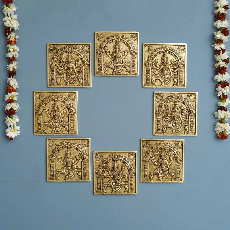 Divine Astha Laxmi Wall Accent - Set Of Eight media 1