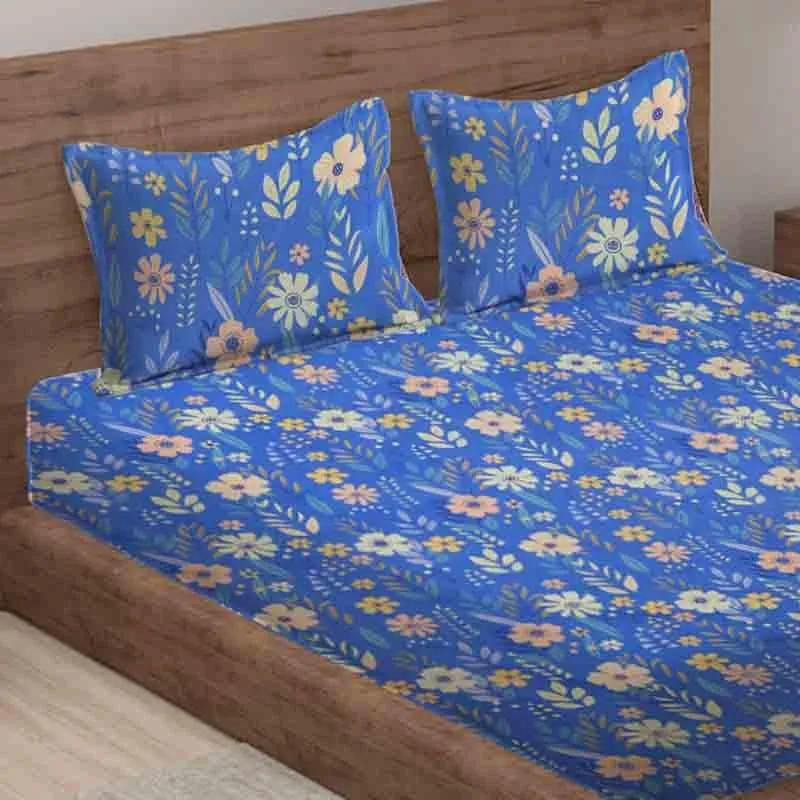 Garden Of Flowers Bedsheet - 130 GSM media 4