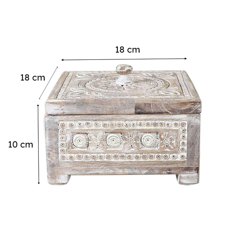 Klyra Mango Wood Dry Fruit Container media 7