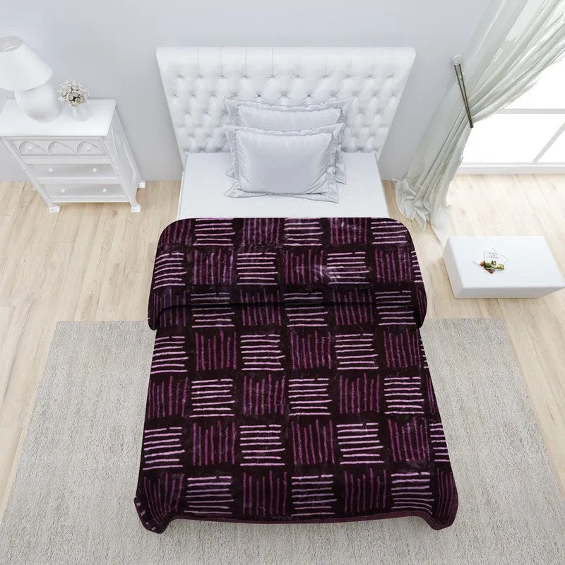 Monte Carlo Velvet Nightfall Blanket (Brown) - 1022 GSM media 4