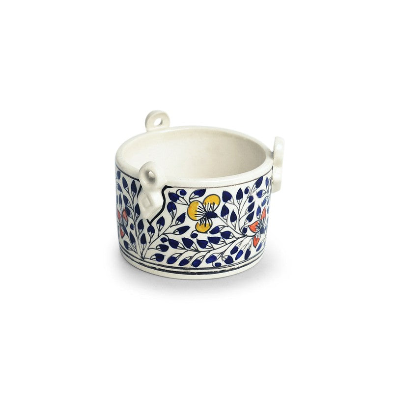 Bloom Vines Handpainted Planter media 4