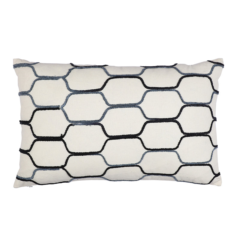 Hexa Hue Tufted Cotton Cushion Cover - Set Of Two media 6