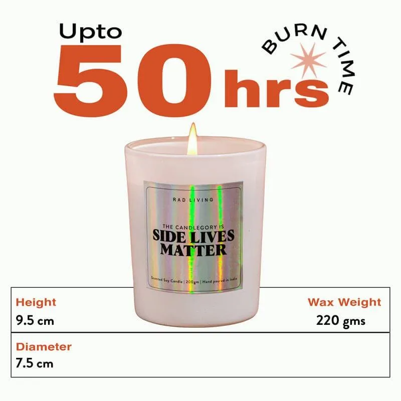 Side Lives Matter Scented Candle media 6